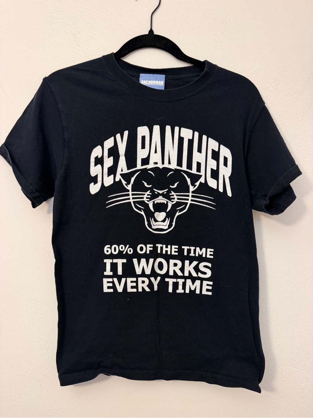 109 - Black 'Sex Panther' Graphic Tee
